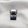 Stainless Steel Mens Ring, Brushed Finish, Steel Finish, 01.63.0730.08 (Size 8)