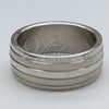 Stainless Steel Mens Ring, Polished, Steel Finish, 01.63.0732.07 (Size 7)