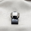 Stainless Steel Mens Ring, Polished, Steel Finish, 01.63.0732.07 (Size 7)