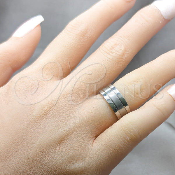 Stainless Steel Ring — Mens Ring Polished 01.63. Size 7 — alternate product view — SKU 161348 | Acero Inoxidable anillo — para hombre Ring pulido 01.63. Size 7 — SKU 161348