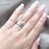 Stainless Steel Mens Ring, Matte Finish, Steel Finish, 01.63.0734.06 (Size 6)