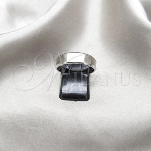 Stainless Steel Ring — Mens Ring Double and Cross Design Matte 01.63. — main product view — SKU 161350 | Acero Inoxidable anillo — para hombre Ring Double and cruz diseño Matte 01.63. — SKU 161350