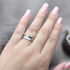 Stainless Steel Mens Ring, Love and Heart Design, Polished, Steel Finish, 01.63.0738.07 (Size 7)