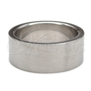 Stainless Steel Mens Ring, Matte Finish, Steel Finish, 01.63.0739.07 (Size 7)