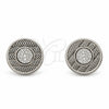 Stainless Steel Stud Earring, Brushed Finish, Steel Finish, 02.63.2859