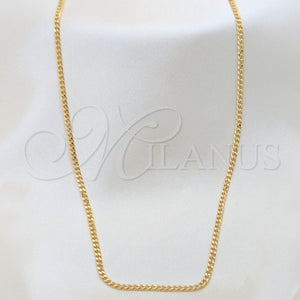 Gold Filled Necklace — Basic Necklace Curb Design Polished 04.32. 02 MM — main product view — SKU 161411 | Oro Laminado collar — básico Necklace Curb diseño pulido 04.32. 02 MM — SKU 161411