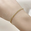 Gold Filled Bracelet — Basic Bracelet Polished 03. 03 MM Thickness 7 — alternate product view — SKU 161479 | Oro Laminado brazalete — básico Bracelet pulido 03. 03 MM Thickness 7 — SKU 161479