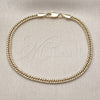 Gold Filled Bracelet — Basic Bracelet Polished 03. 03 MM Thickness 7 — alternate product view — SKU 161479 | Oro Laminado brazalete — básico Bracelet pulido 03. 03 MM Thickness 7 — SKU 161479
