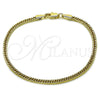 Gold Filled Bracelet — Basic Bracelet Polished 03. 03 MM Thickness 7 — alternate product view — SKU 161479 | Oro Laminado brazalete — básico Bracelet pulido 03. 03 MM Thickness 7 — SKU 161479