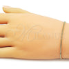Oro Laminado Basic Bracelet, Gold Filled Style Miami Cuban Design, Polished, Golden Finish, 04.213.0157.07 (Thickness, 7 Inches Length)