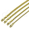 Gold Filled Bracelet — Basic Bracelet Miami Cuban Design Polished 04. Thickness — alternate product view — SKU 161483 | Oro Laminado brazalete — básico Bracelet Miami Cuban diseño pulido 04. Thickness — SKU 161483
