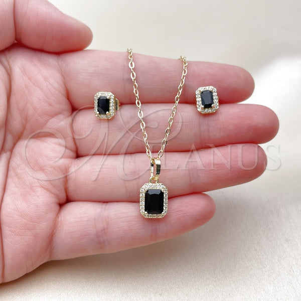 Gold Filled Ring — Earring and Pendant Adult Set Cluster Design with — alternate product view — SKU 161592 | Oro Laminado anillo — Earring and Pendant Adult Set Cluster diseño with — SKU 161592