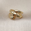 Oro Laminado Elegant Ring, Gold Filled Style Polished, Golden Finish, 01.310.0037