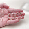 Oro Laminado Medium Hoop, Gold Filled Style Diamond Cutting Finish, Golden Finish, 02.170.0544.30