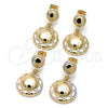 Gold Filled Ring — Stud Earring Diamond Cutting 02. — alternate product view — SKU 161866 | Oro Laminado anillo — Stud Earring Diamond Cutting 02. — SKU 161866