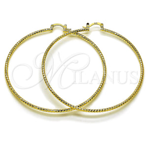 Gold Filled Hoop Earrings — Extra Large Hoop Polished 02. — main product view — SKU 161896 | Oro Laminado aretes de aro — Extra Large Hoop pulido 02. — SKU 161896