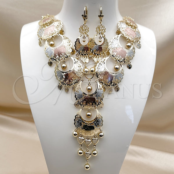 Gold Filled Ring — Necklace and Earring Elephant and Heart Design with — alternate product view — SKU 161929 | Oro Laminado anillo — Necklace and Earring Elephant and corazón diseño with — SKU 161929