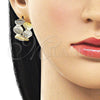 Oro Laminado Small Hoop, Gold Filled Style Shell Design, Polished, Golden Finish, 02.428.0057.20