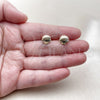 Oro Laminado Stud Earring, Gold Filled Style Shell and Hollow Design, Polished, Golden Finish, 02.163.0393