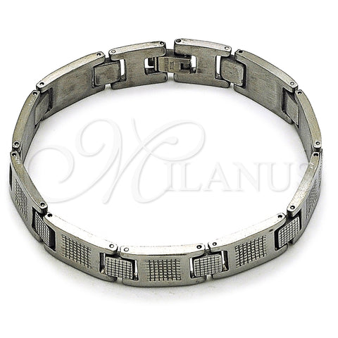 Stainless Steel Solid Bracelet, Polished, Steel Finish, 03.114.0336.3.09