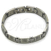 Stainless Steel Solid Bracelet, Polished, Steel Finish, 03.114.0336.3.09