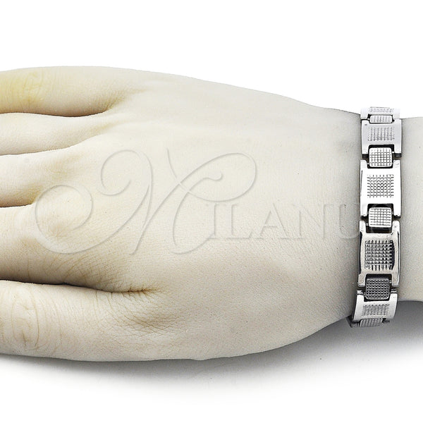 Stainless Steel Bracelet — Solid Bracelet Polished 03. 12 MM Thickness 9 — alternate product view — SKU 162052 | Acero Inoxidable brazalete — sólido Bracelet pulido 03. 12 MM Thickness 9 — SKU 162052