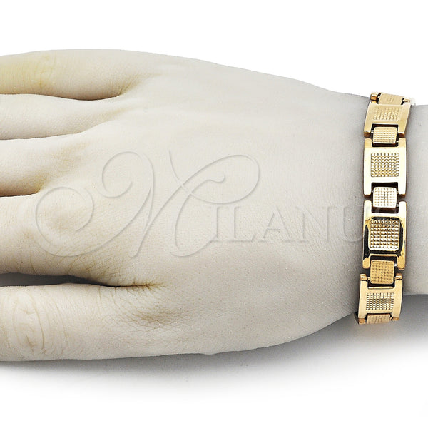 Stainless Steel Bracelet — Solid Bracelet Polished 03. 12 MM Thickness 9 — alternate product view — SKU 162053 | Acero Inoxidable brazalete — sólido Bracelet pulido 03. 12 MM Thickness 9 — SKU 162053