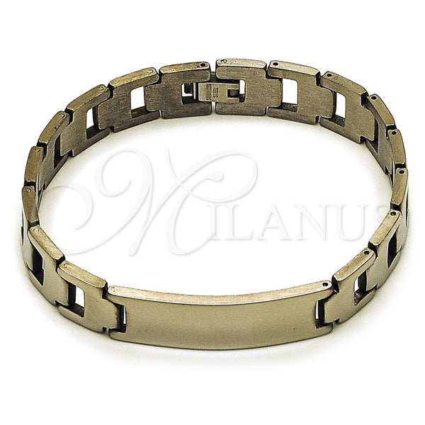 Stainless Steel Solid Bracelet, Polished, Steel Finish, 03.114.0352.1.09