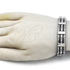 Oro Laminado Solid Bracelet, Gold Filled Style Polished, Golden Finish, 03.114.0414.09 (Thickness, 9 Inches Length)