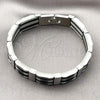 Oro Laminado Solid Bracelet, Gold Filled Style Polished, Golden Finish, 03.114.0414.09 (Thickness, 9 Inches Length)