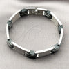 Stainless Steel Solid Bracelet, Polished, Steel Finish, 03.114.0415.09
