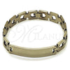 Stainless Steel Solid Bracelet, Polished, Steel Finish, 03.114.0373.2.08