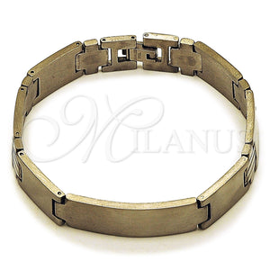 Stainless Steel Bracelet — Solid Bracelet Cross Design Polished 03. Thickness 9 — main product view — SKU 162071 | Acero Inoxidable brazalete — sólido Bracelet cruz diseño pulido 03. Thickness 9 — SKU 162071