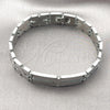 Stainless Steel Solid Bracelet, Polished, Steel Finish, 03.114.0283.3.08