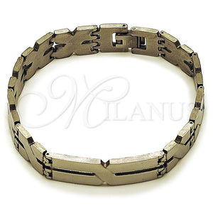 Stainless Steel Bracelet — Solid Bracelet Polished 03. 12 MM Thickness 8 — main product view — SKU 162073 | Acero Inoxidable brazalete — sólido Bracelet pulido 03. 12 MM Thickness 8 — SKU 162073