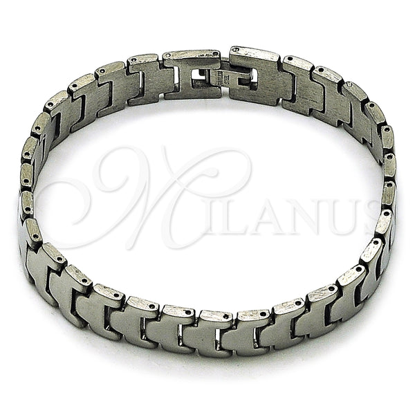 Stainless Steel Solid Bracelet, Polished, Steel Finish, 03.114.0380.3.08