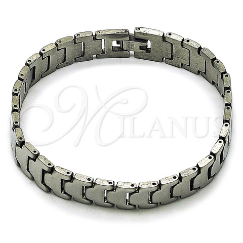 Stainless Steel Solid Bracelet, Polished, Steel Finish, 03.114.0380.3.08