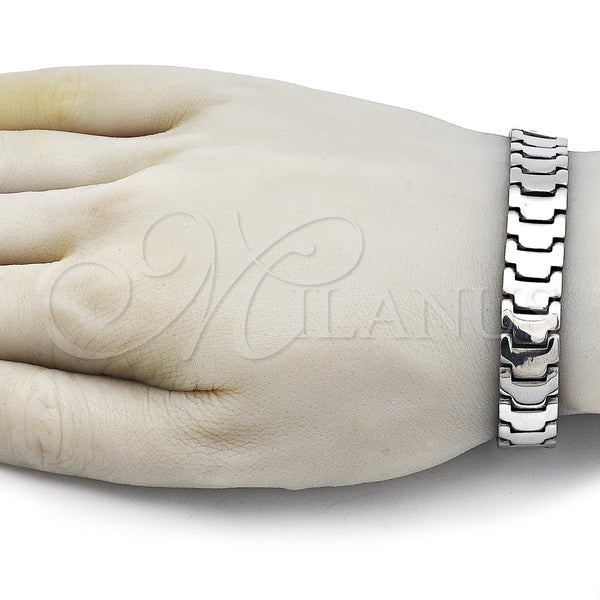 Stainless Steel Bracelet — Solid Bracelet Polished 03. 12 MM Thickness 8 — alternate product view — SKU 162079 | Acero Inoxidable brazalete — sólido Bracelet pulido 03. 12 MM Thickness 8 — SKU 162079