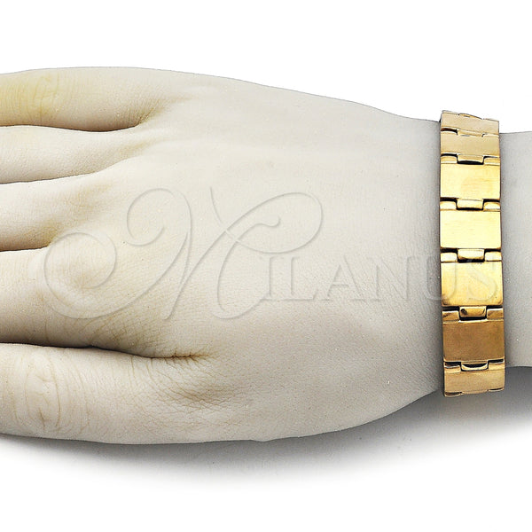 Stainless Steel Bracelet — Solid Bracelet Polished 03. 14 MM Thickness 8 — alternate product view — SKU 162082 | Acero Inoxidable brazalete — sólido Bracelet pulido 03. 14 MM Thickness 8 — SKU 162082