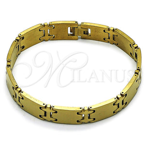 Stainless Steel Bracelet — Solid Bracelet Polished 03. 12 MM Thickness 8 — main product view — SKU 162083 | Acero Inoxidable brazalete — sólido Bracelet pulido 03. 12 MM Thickness 8 — SKU 162083