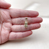 Oro Laminado Fancy Pendant, Gold Filled Style Polished, Golden Finish, 05.411.0077