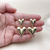 Gold Filled Ring — Stud Earring Heart Design Polished 02. — alternate product view — SKU 162110 | Oro Laminado anillo — Stud Earring corazón diseño pulido 02. — SKU 162110