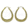 Oro Laminado Medium Hoop, Gold Filled Style Polished, Golden Finish, 02.428.0064.30
