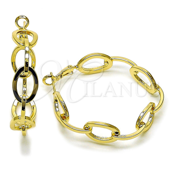 Gold Filled Hoop Earrings — Medium Hoop Polished 02. — main product view — SKU 162118 | Oro Laminado aretes de aro — Medium Hoop pulido 02. — SKU 162118