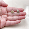 Gold Filled Ring — Stud Earring Diamond Cutting 02. — alternate product view — SKU 162126 | Oro Laminado anillo — Stud Earring Diamond Cutting 02. — SKU 162126