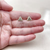 Gold Filled Ring — Stud Earring Diamond Cutting 02. — alternate product view — SKU 162127 | Oro Laminado anillo — Stud Earring Diamond Cutting 02. — SKU 162127