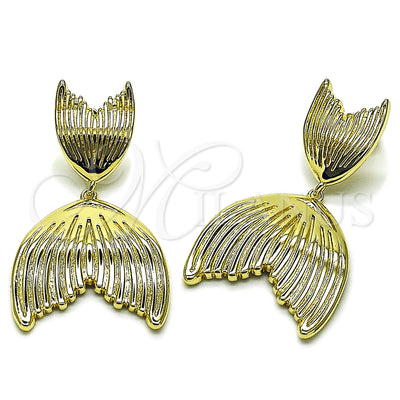 Gold Filled Gold-Filled Fish Earrings 02.163.0402 for wholesale, main product view