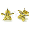 Gold Filled Ring — Stud Earring Star and Hollow Design Polished 02. — alternate product view — SKU 162160 | Oro Laminado anillo — Stud Earring estrella and Hollow diseño pulido 02. — SKU 162160