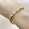 Gold Filled Bracelet — Tennis Bracelet with White Cubic Zirconia Polished 03. — alternate product view — SKU 162188 | Oro Laminado brazalete — Tennis Bracelet with blanco Cubic Zirconia pulido 03. — SKU 162188