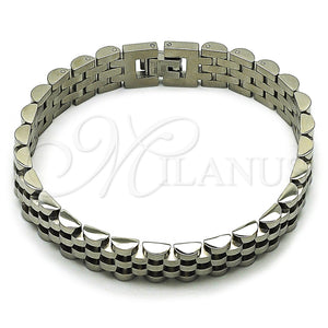 Stainless Steel Bracelet — Solid Bracelet Polished 03. 12 MM Thickness 8 — main product view — SKU 162218 | Acero Inoxidable brazalete — sólido Bracelet pulido 03. 12 MM Thickness 8 — SKU 162218